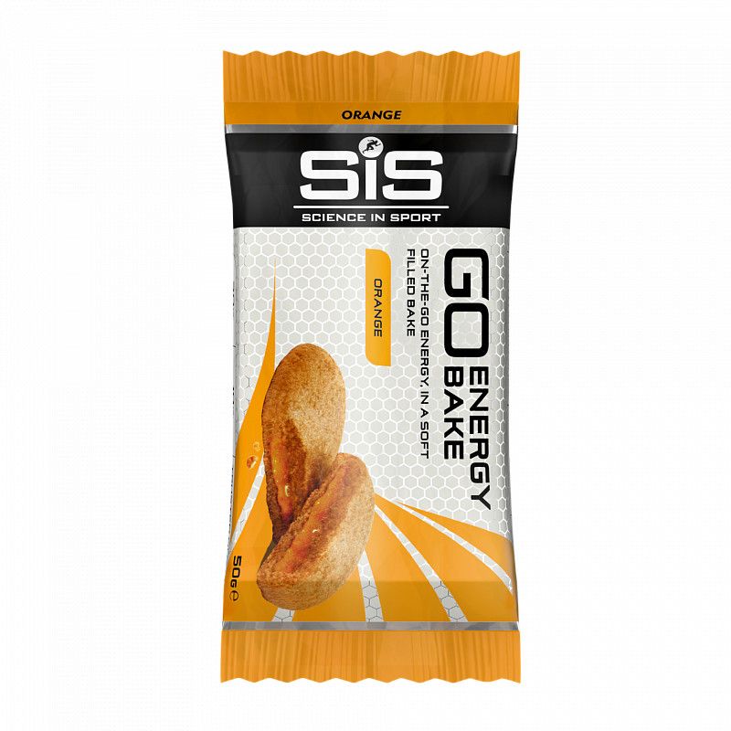SIS GO Energy Bake, печенье энергетическое, вкус апельсин, 50 гр