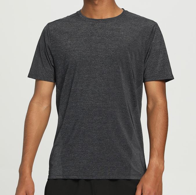 R414 Мужская футболка (Тёмно-серый XL)