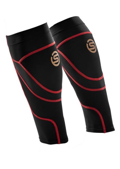 SF0047091 Унисекс компрессионные гетры SKINS серия 5 (Black/Ruby Red Чёрный/Красный M)