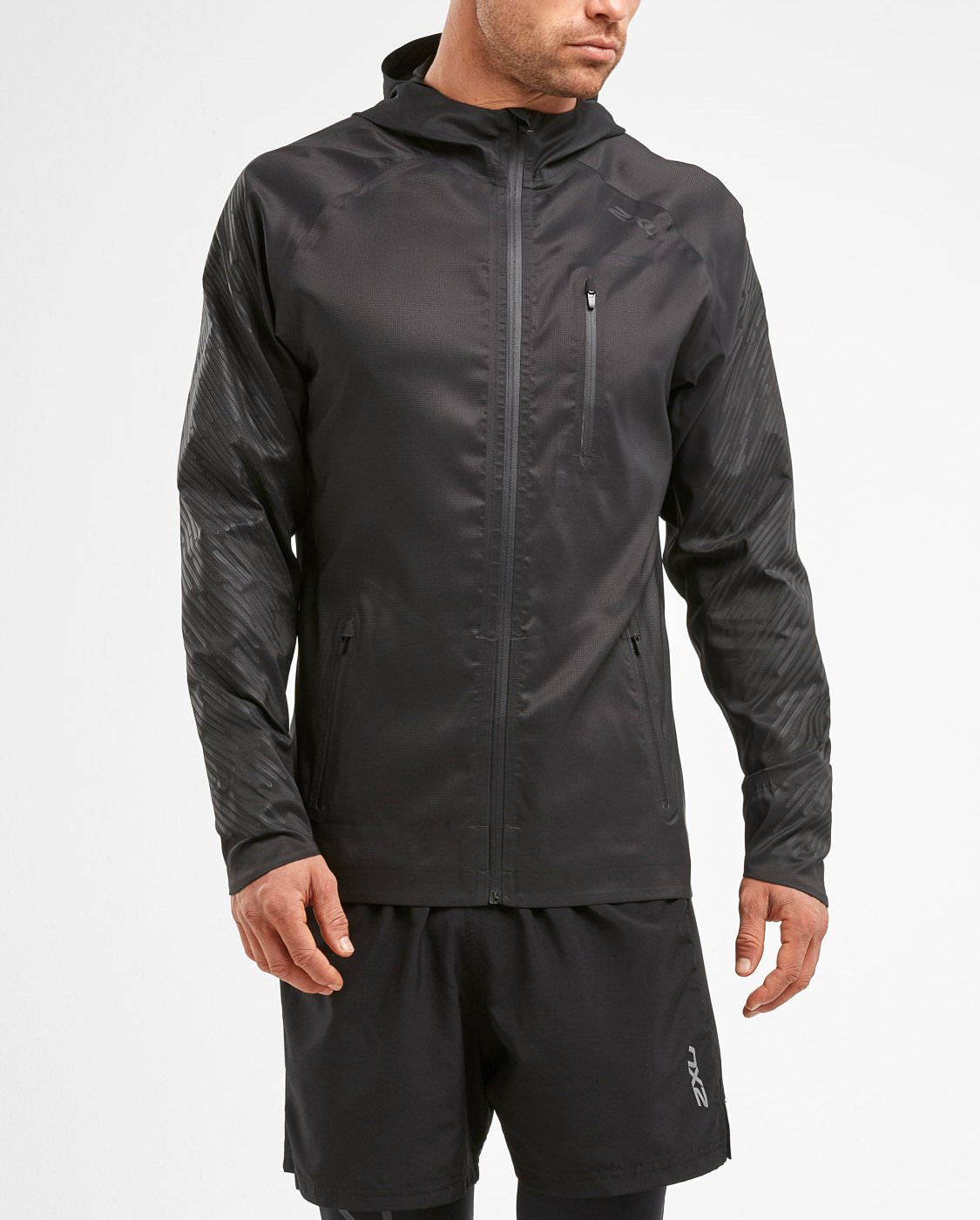 Мужская ультралёгкая мембранная куртка 2XU для бега серия HEAT