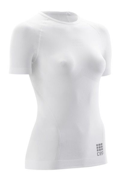 Женская ультралёгкая футболка CEP с короткими рукавами C80W (0 Белый S)