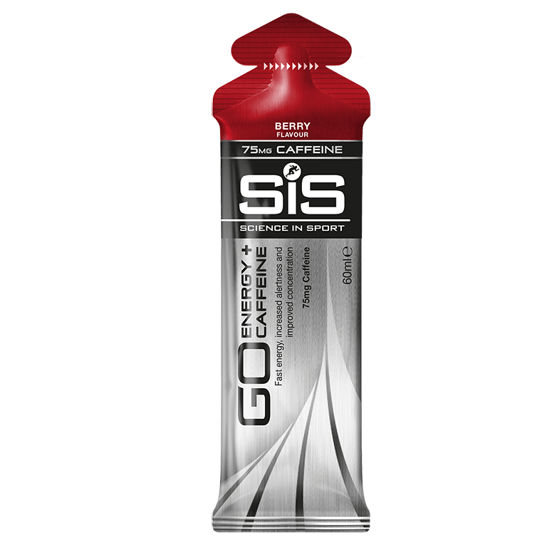 SiS Go Isotonic Energy Gels + Caffeine, гель с кофеином (75мг), вкус ягоды, 60 мл