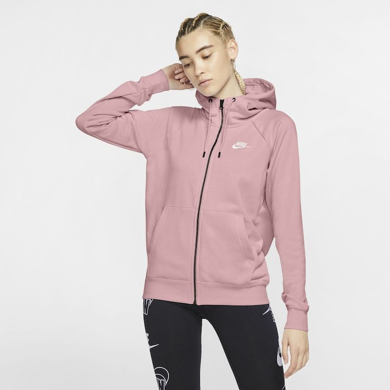 Женская флисовая худи на молнии в спортивном стиле Nike Sportswear Essential