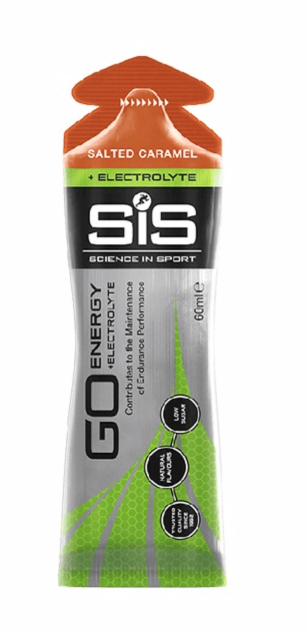 SiS Go + Electrolyte Gels, гель изотонический углеводный с электролитами, вкус солёная карамель, 60 мл