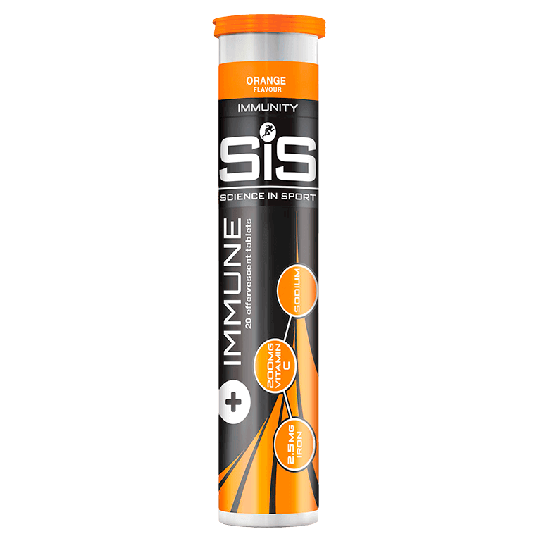 SiS GO Hydro Tablet 20’s, напиток изотонический в растворимых таблетках Имунно, апельсин, 20 таблеток в тубе