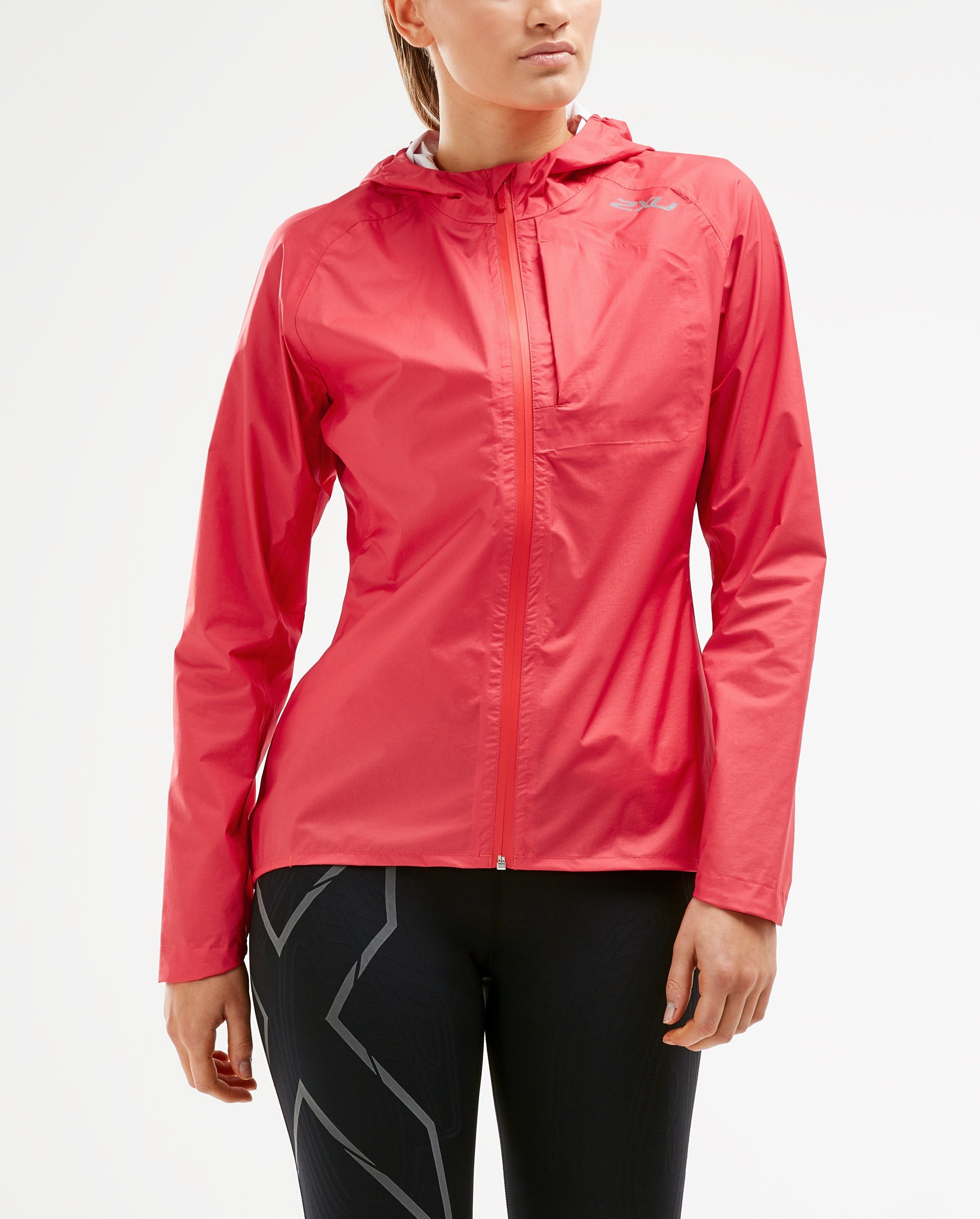 Женская мембранная куртка с капюшоном 2XU для бега серия Элит