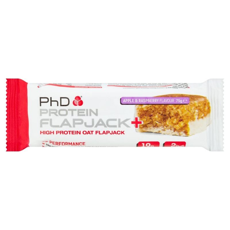 PhD Flapjack Bar ,протеиновый батончик: вкус Яблоко/Малина, 75 гр.