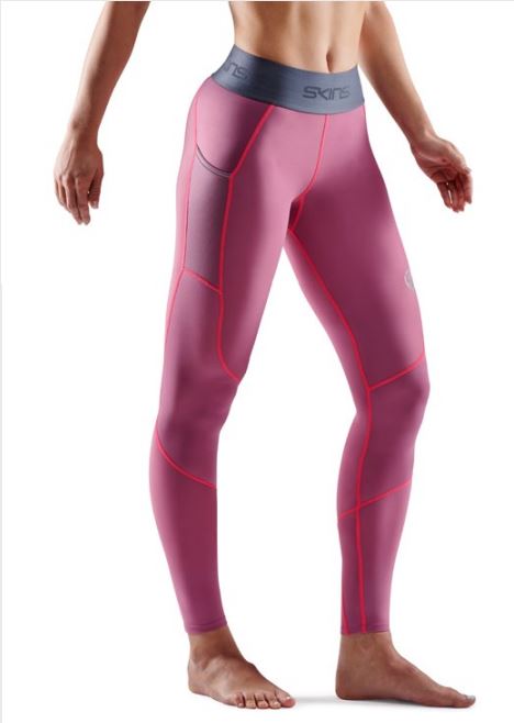 ST4030045 Женское компрессионное трико SKINS серия 3 smp (Wine Purple/Wine Purple Розовый S)