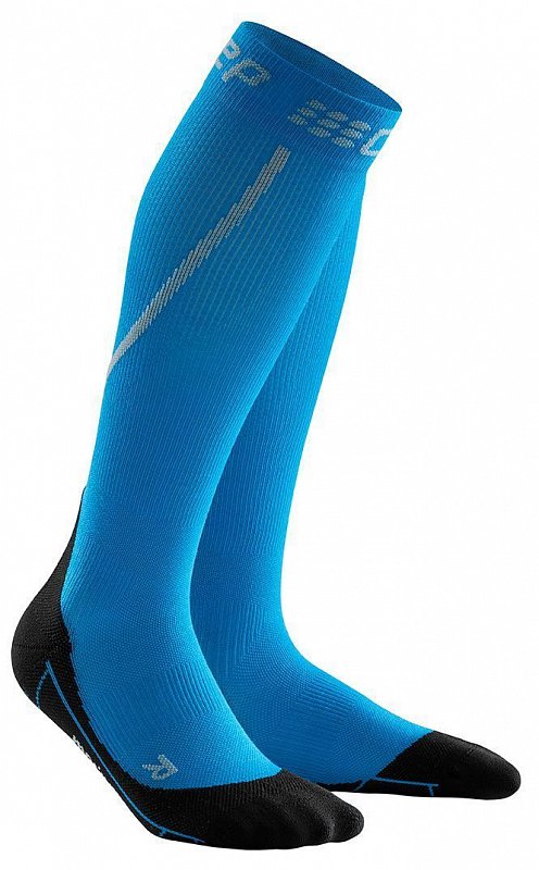 Мужские компрессионные гольфы CEP для бега с шерстью мериноса C223M