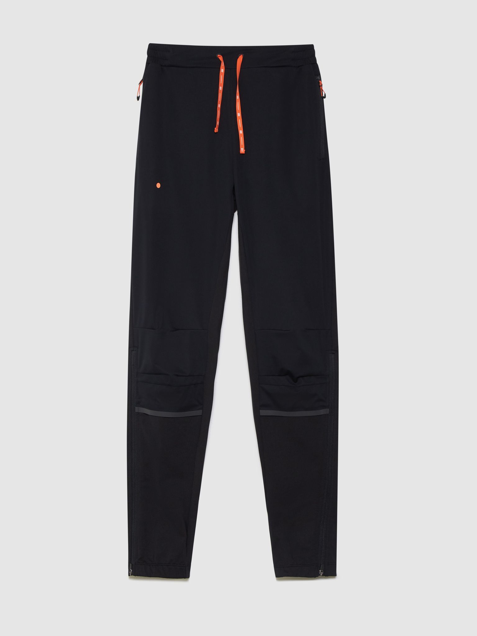 FW2003U Мужские брюки утепленные с мембраной Темп Gri для бега (BL Чёрный S)