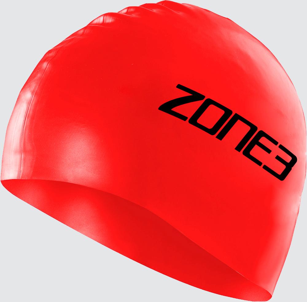 SA18SCAP Силиконовая шапочка для плавания ZONE3 (Red Красный OSFA)